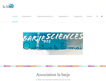Tablet Screenshot of labarje.ch